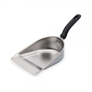Mēslu lāpsta, nerūsējošā tērauda, 20 cm plata