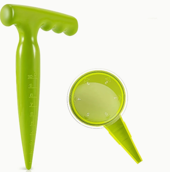 Sēšanas komplekts – bedrīšu veidošanas instruments (pēc vēlamā dziļuma) un sēklu dozators.