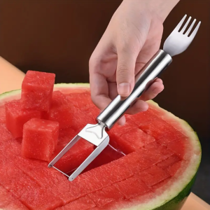 Arbūzu un melone griezējs un dakša