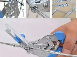 Tīkla un žogu savienošanas instruments ar 600 stiprinājumiem