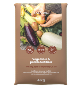 Dārzeņu un kartupeļu mēslojums, 4 kg