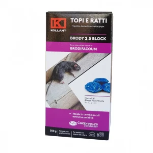 Brody Block – vaskveida grauzēju ēsmas bloki, 300 g