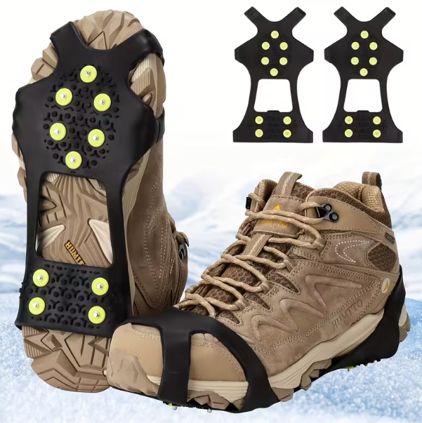 Apavu pārvalki ar radzēm – stabilitātei uz ledus vai sniega un aizsardzībai pret paslīdēšanu, izmērs 35–39