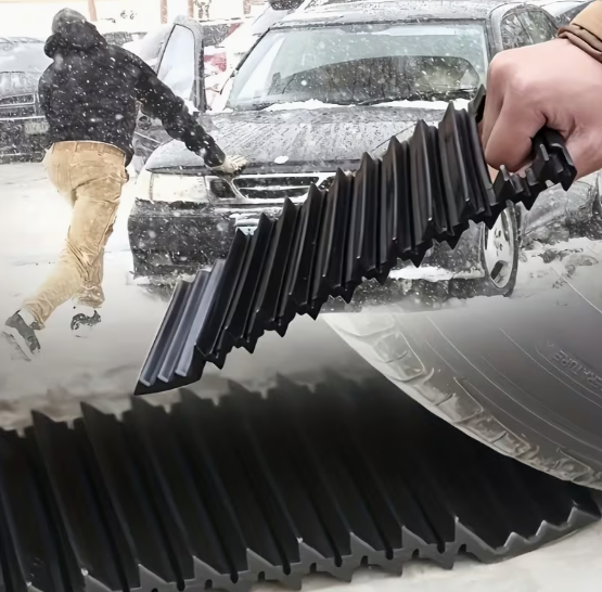 Antislīdes paklājiņš riteņiem (sniegam, dubļiem, smiltīm).