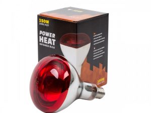 Infrasarkano staru sildlampa putniem un rāpuļiem 150W / 230V