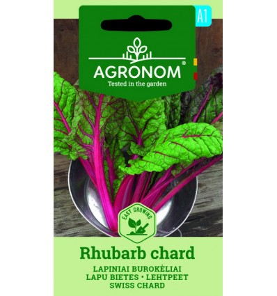 Lapu biešu (mangolda) sēklas RHUBARB CHARD