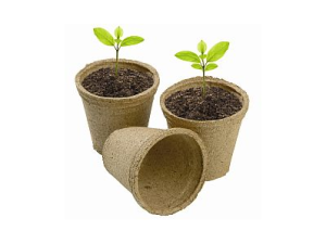 Kūdras podiņi, 8 cm, 20 gab