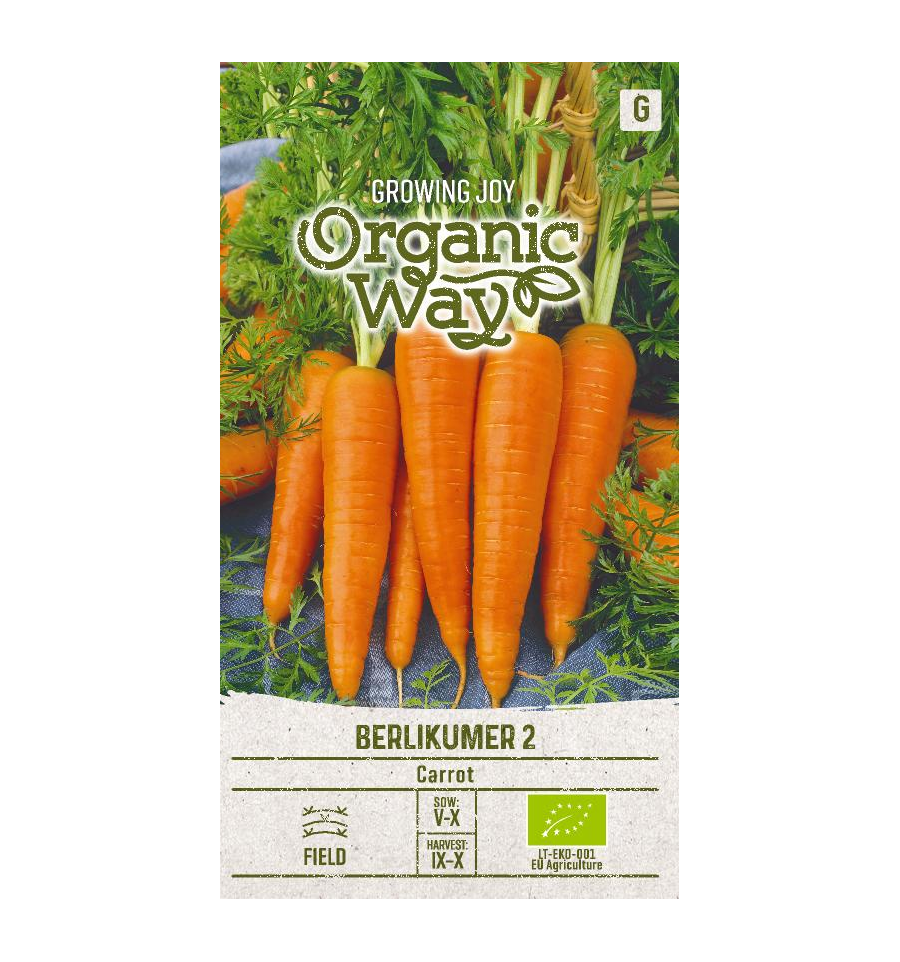 Ēdamo burkānu sēklas BERLIKUMER 2