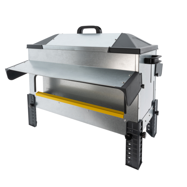 ROBUST atvērta, metāla, divpusēja barotava – paredzēta pīlēm, zosīm un vistām, 24 kg