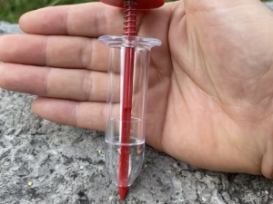 Sēklu dozators, šļirce – īpaši piemērots mazām sēklām