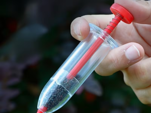 Sēklu dozators, šļirce – īpaši piemērots mazām sēklām