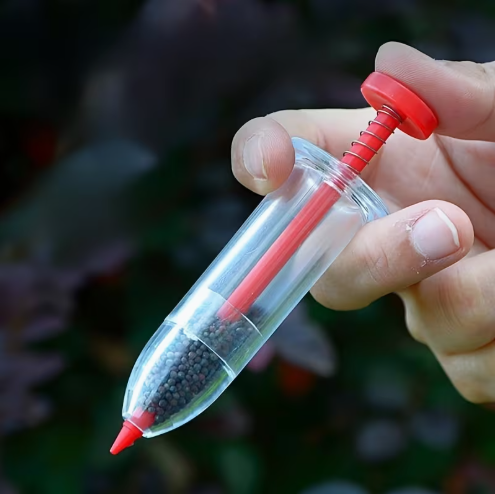 Sēklu dozators, šļirce – īpaši piemērots mazām sēklām