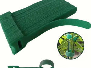 Augu (tomātu, rožu u.c.) stiprināšanas lentes ar sprādzi, atkārtoti lietojamas, 10 gab