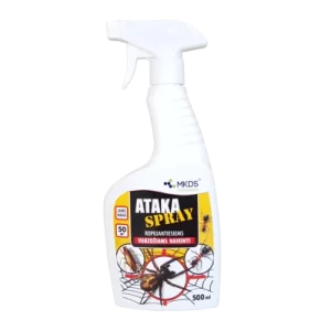 ATAKA SPRAY insekticīds rāpojošo kukaiņu iznīcināšanai, 500 ml.