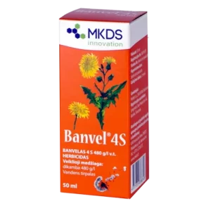 Banvel herbicīds zālieniem, 50 ml.