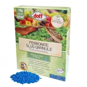 FERRONITE SLUG GRANULE, moliuskocīds – granulas pret gliemežiem un kailgliemežiem, 1 kg.