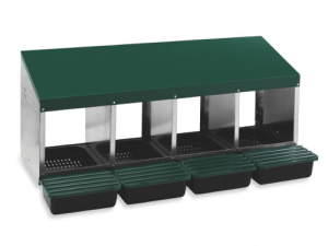 Automātiska vistu dēšanas ligzda, 4 vietas