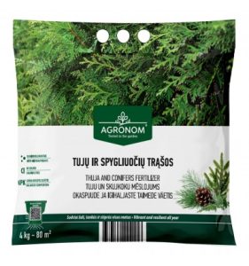 TUJU UN SKUJKOKU MĒSLOJUMS, 4 KG