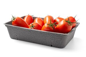 Augļu un dārzeņu trauks melns 1 kg, 10 gab