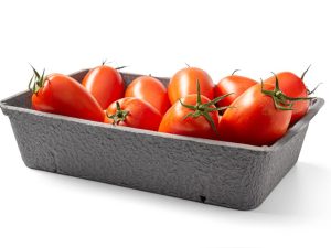 Augļu un dārzeņu trauks melns 1 kg, 10 gab