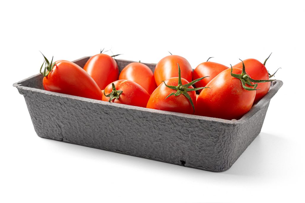 Augļu un dārzeņu trauks melns 1 kg, 10 gab