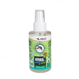 ATAKA Mosquitoes & Ticks – repelents pret odiem un ērcēm, 100 ml.