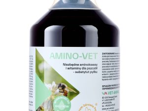 AMINO-VET – Neaizvietojamās aminoskābes un vitamīni bitēm (putekšņu aizstājējs), 500 ml