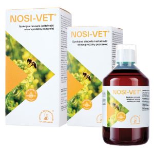 NOSI-VET – Papildbarība bitēm dzīvīgumam pavasarī un mierīgai ziemošanai bez nozematozes un sēnīšu slimībām, 200 ml.