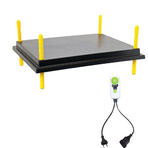 Apsildes plāksne cāļiem 45x65cm + temp. regulētājs (60–70 cāļiem)